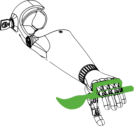 Универсальная насадка для ручек, столовых приборов и т.д.